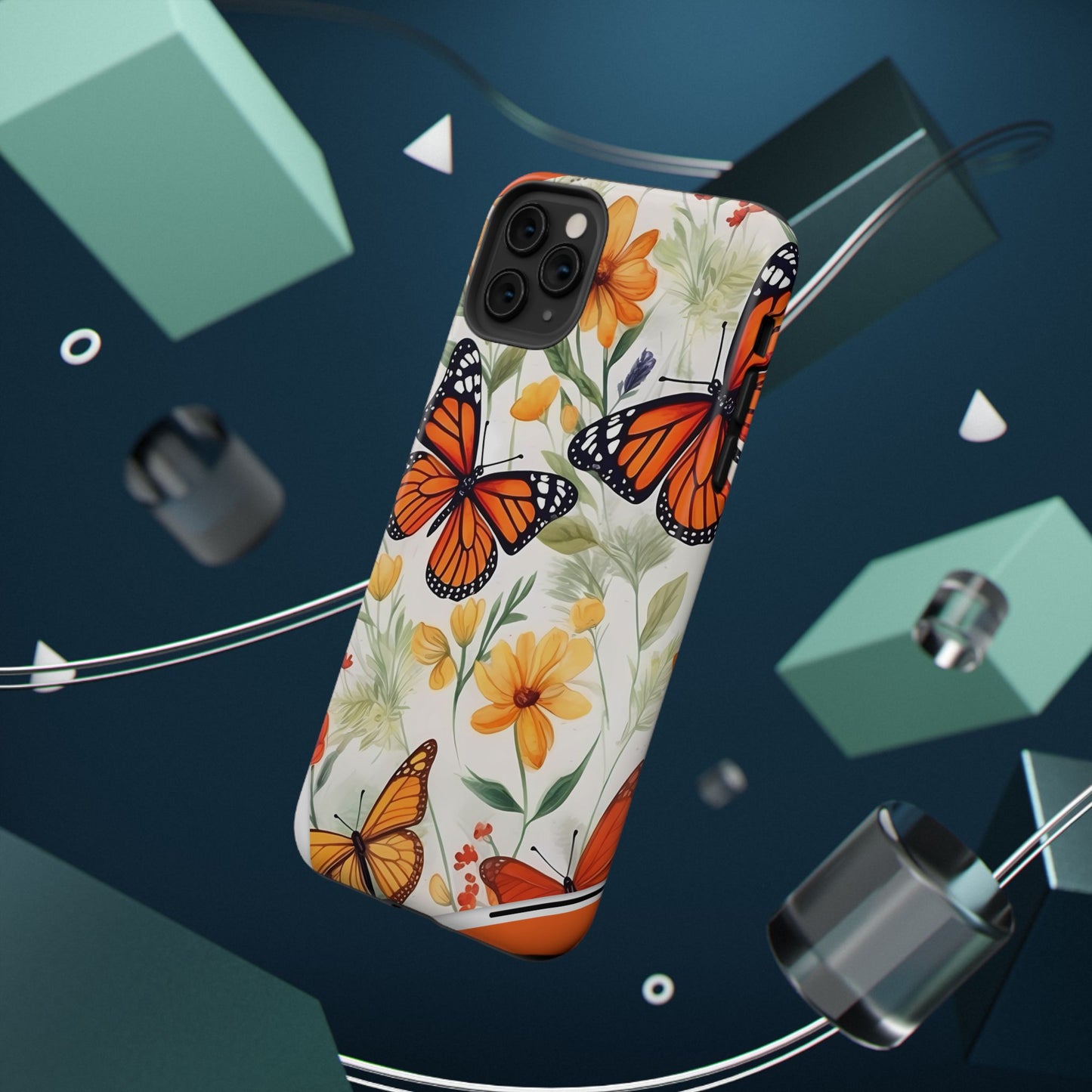 Monarch Butterfly Impact-Resistant Cases