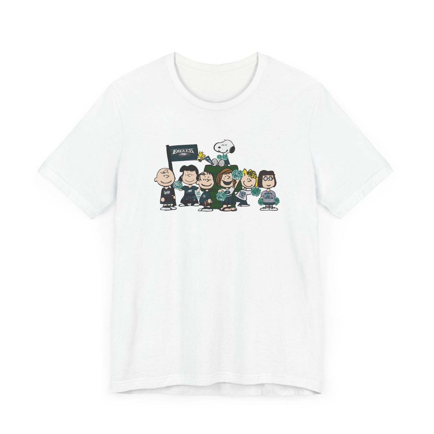 Fun Peanuts Gang Unisex Jersey Tee - Casual, Playful Apparel for Fans