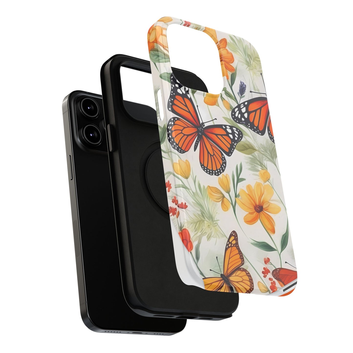 Monarch Butterfly Impact-Resistant Cases