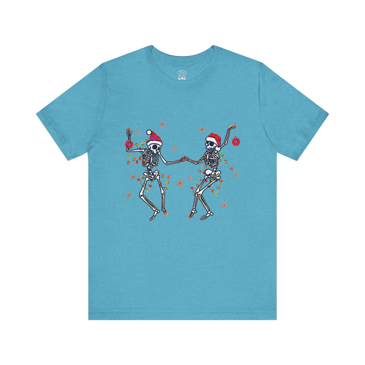 Festive Skeletons Unisex Softstyle T-Shirt