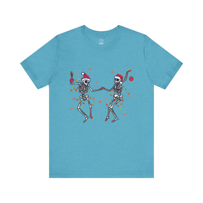 Festive Skeletons Unisex Softstyle T-Shirt