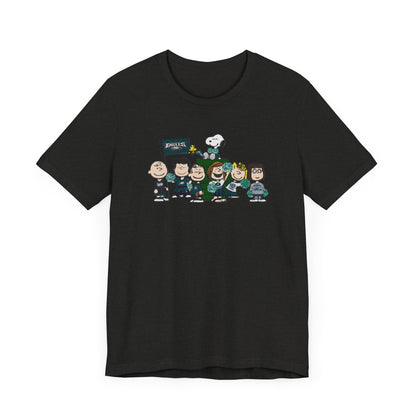 Fun Peanuts Gang Unisex Jersey Tee - Casual, Playful Apparel for Fans