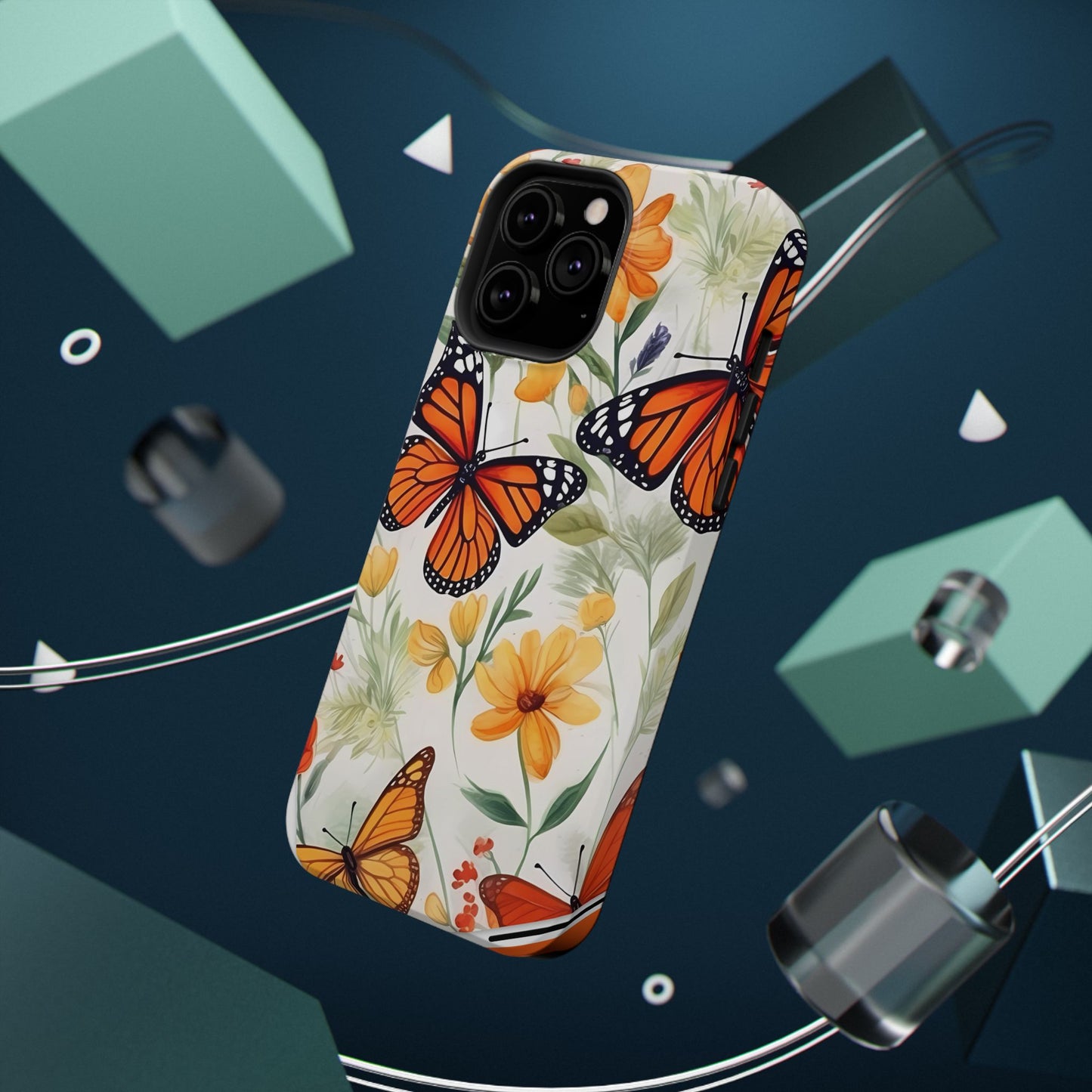 Monarch Butterfly Impact-Resistant Cases