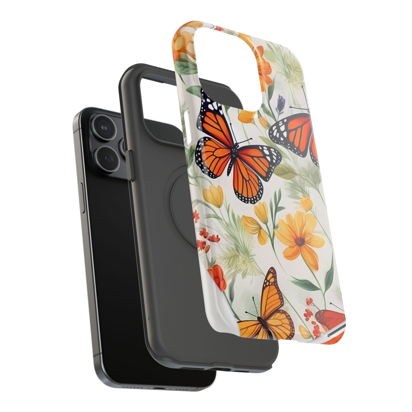 Monarch Butterfly Impact-Resistant Cases