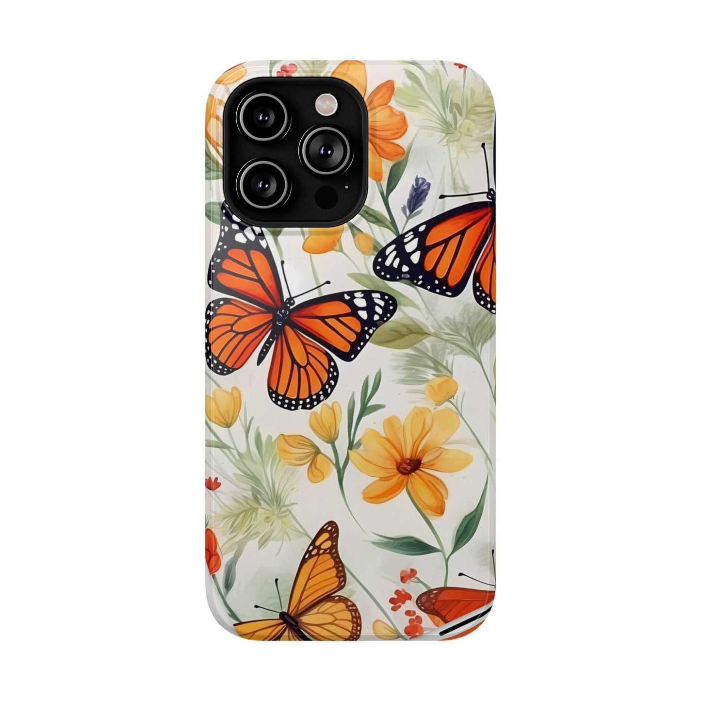 Monarch Butterfly Impact-Resistant Cases
