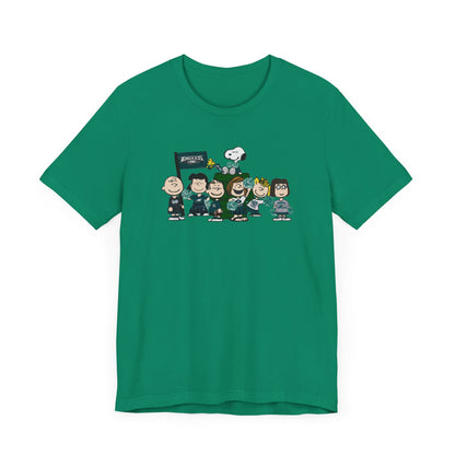 Fun Peanuts Gang Unisex Jersey Tee - Casual, Playful Apparel for Fans