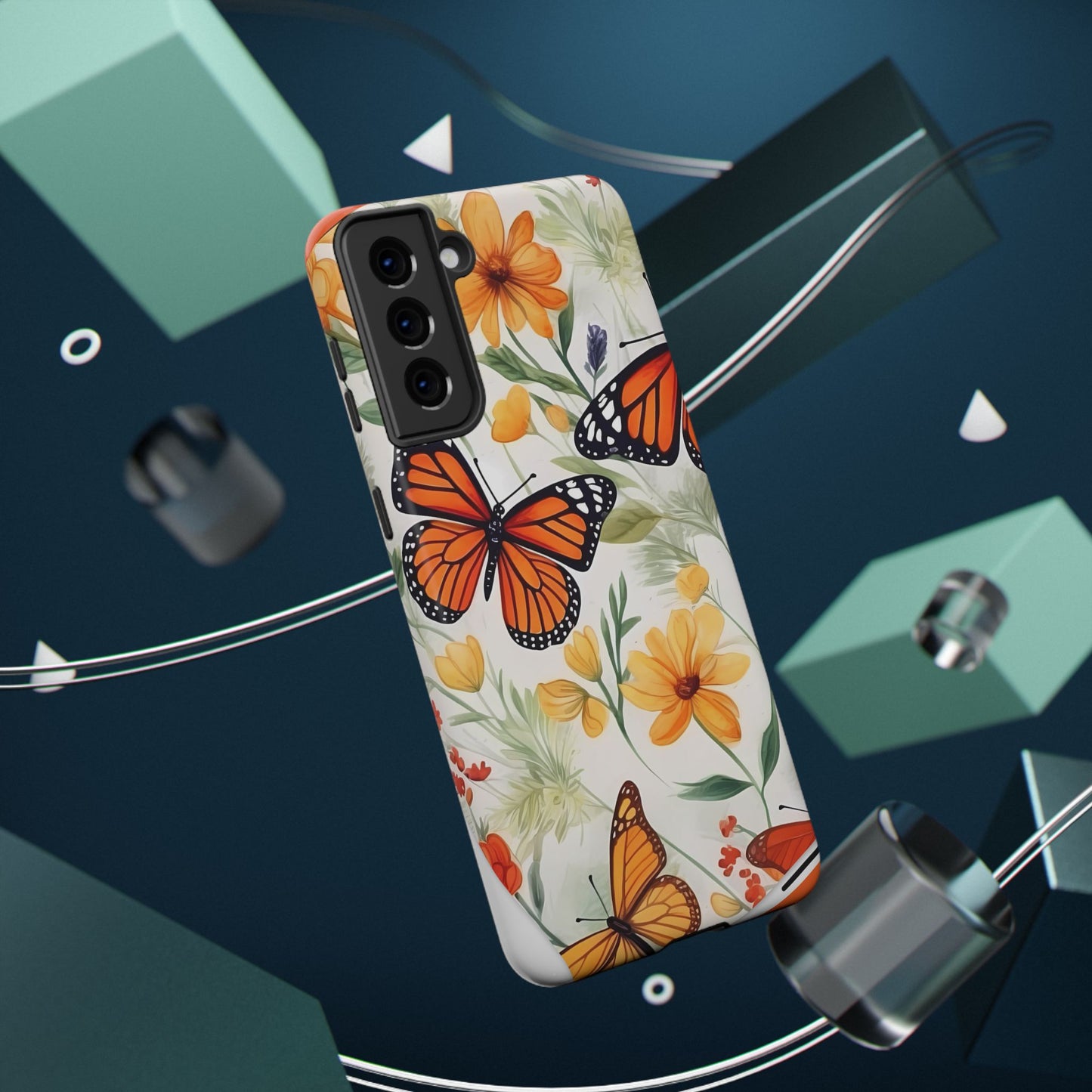 Monarch Butterfly Impact-Resistant Cases