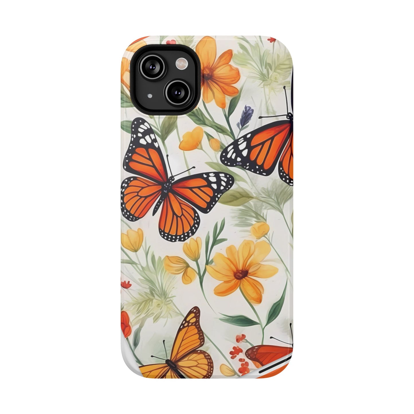 Monarch Butterfly Impact-Resistant Cases