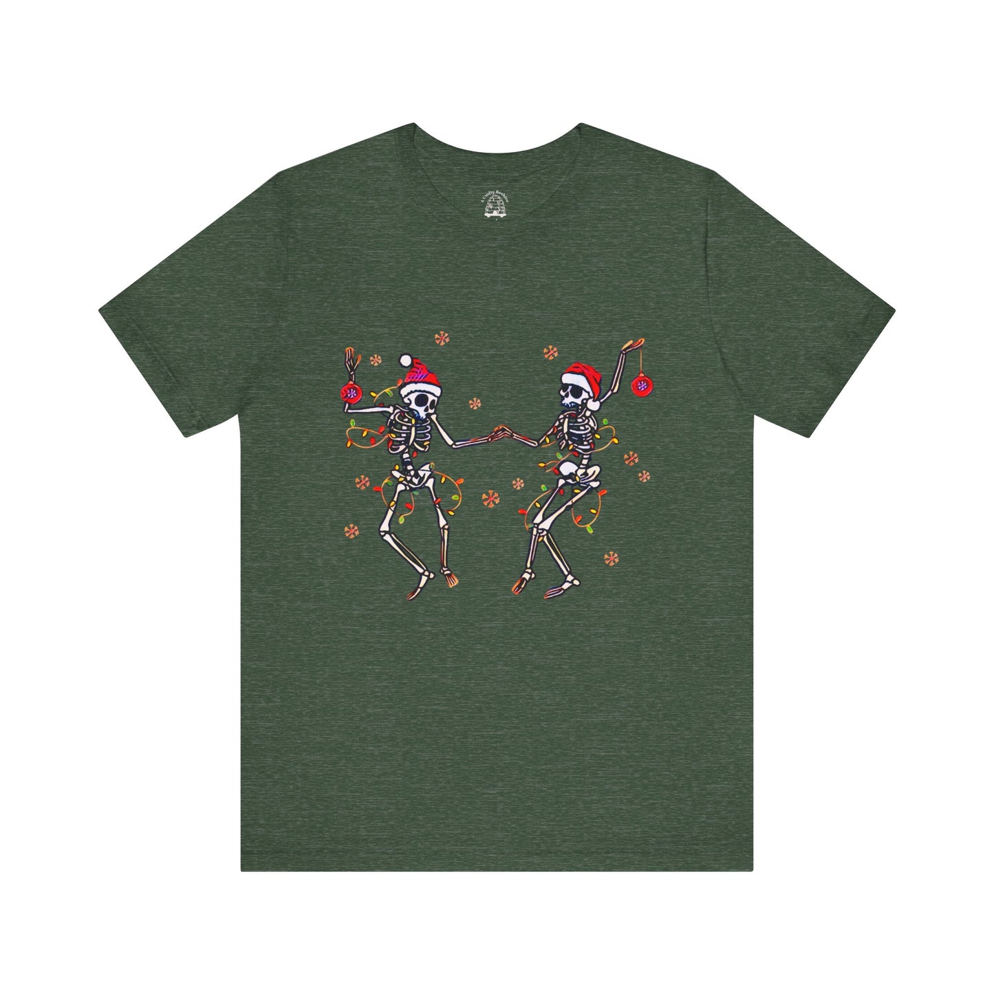 Festive Skeletons Unisex Softstyle T-Shirt