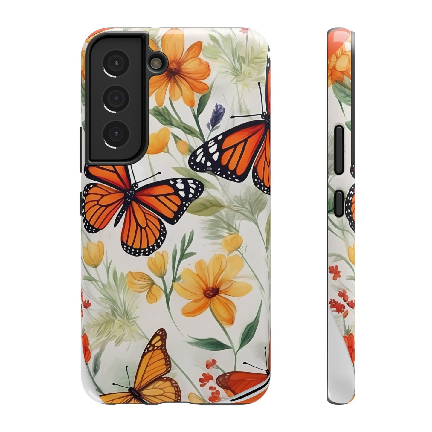 Monarch Butterfly Impact-Resistant Cases