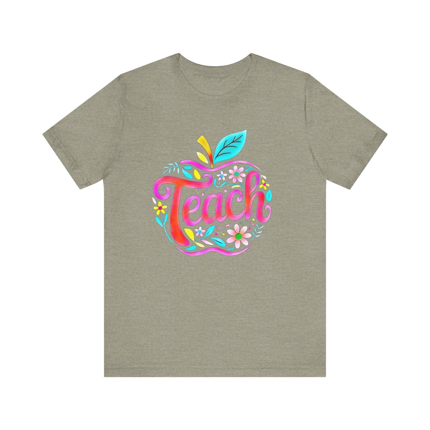 Colorful Teacher Appreciation Tee - Short Sleeve Unisex Jersey