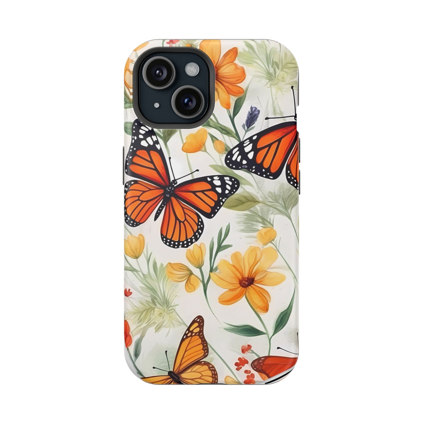 Monarch Butterfly Impact-Resistant Cases