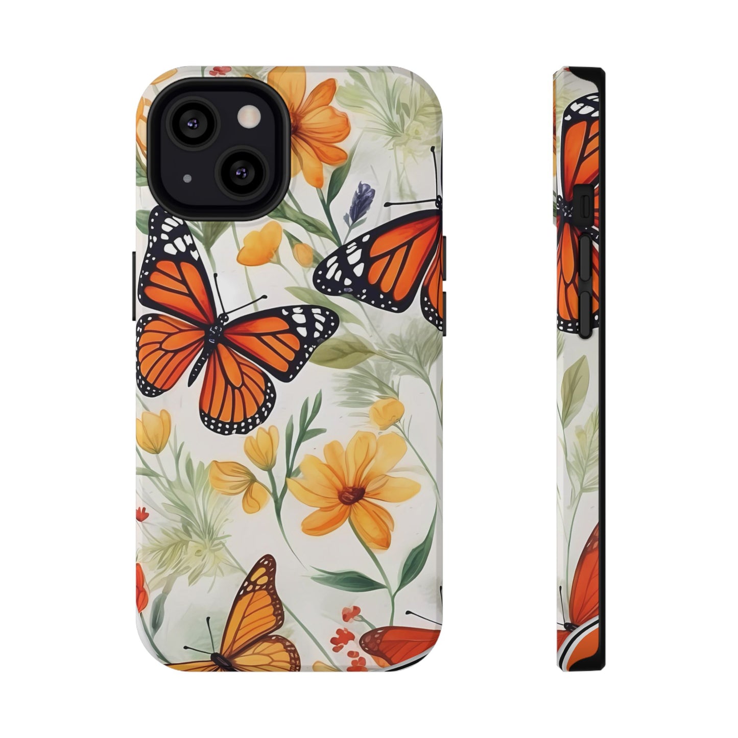 Monarch Butterfly Impact-Resistant Cases