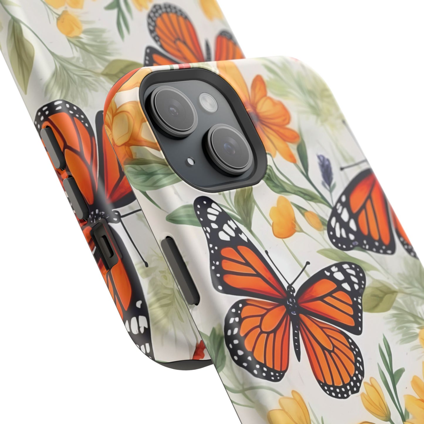 Monarch Butterfly Impact-Resistant Cases