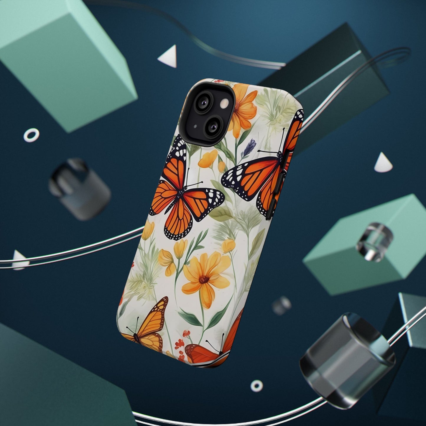 Monarch Butterfly Impact-Resistant Cases