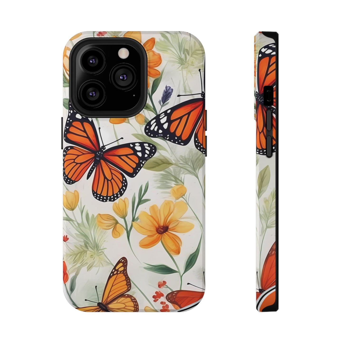 Monarch Butterfly Impact-Resistant Cases