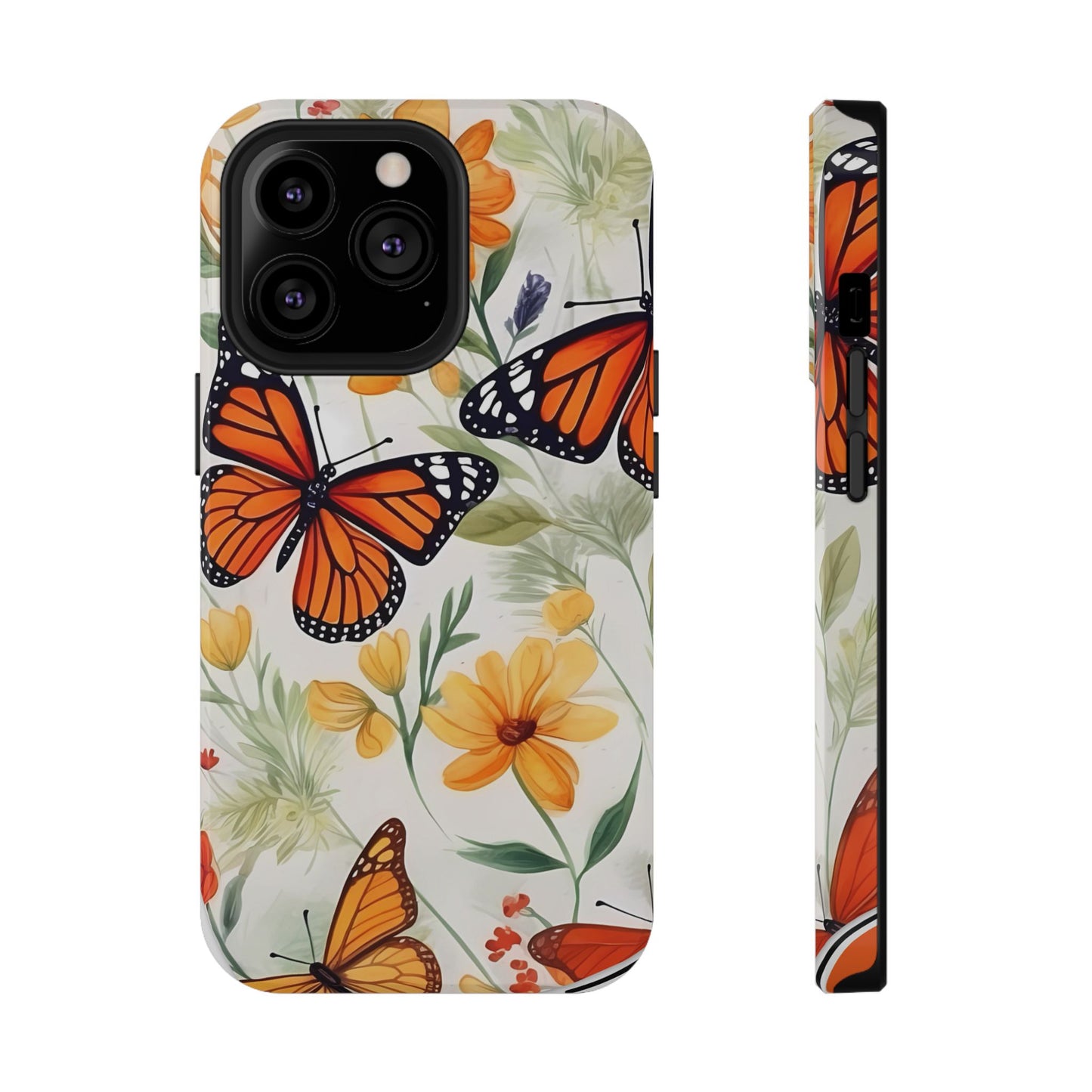 Monarch Butterfly Impact-Resistant Cases