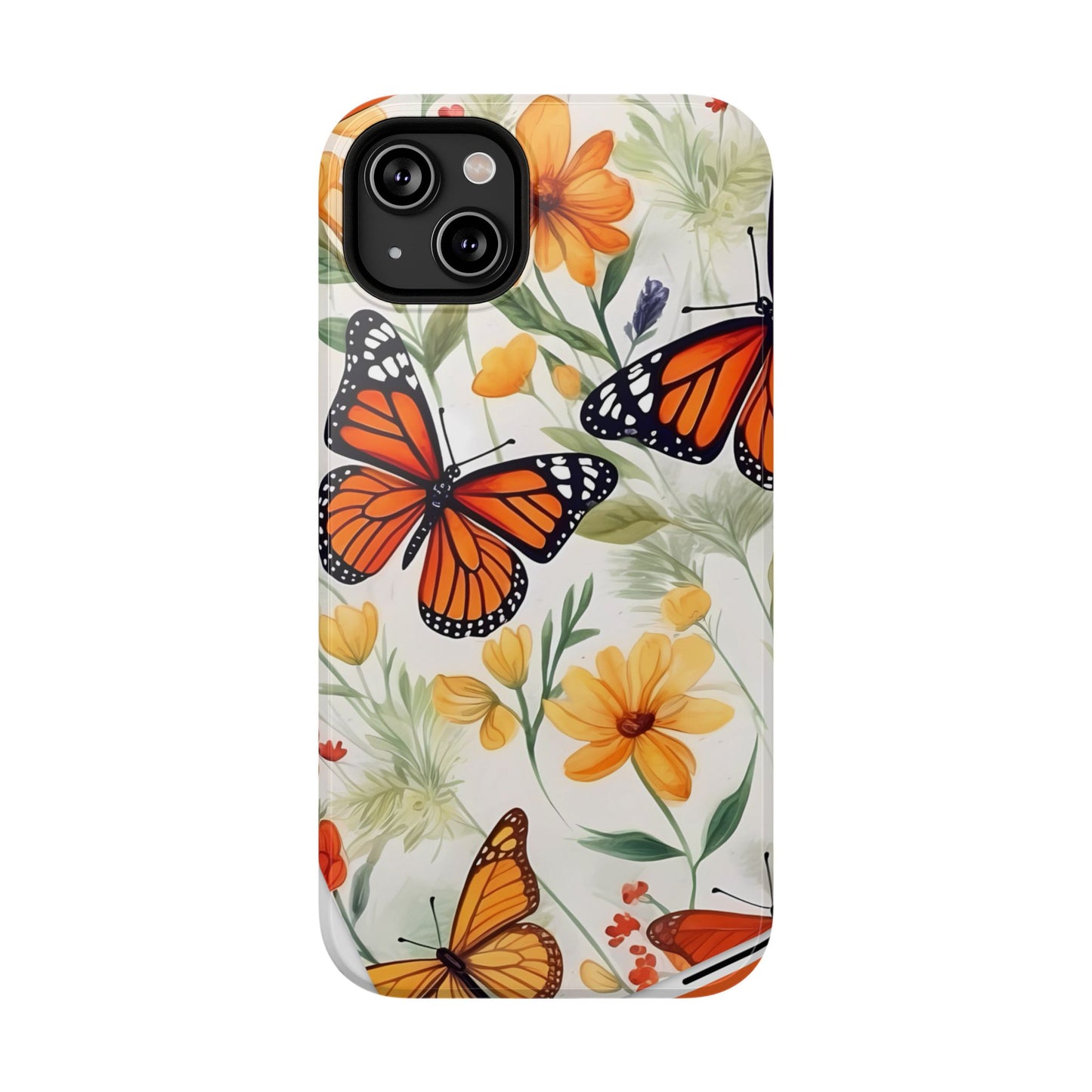 Monarch Butterfly Impact-Resistant Cases
