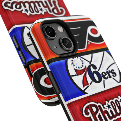Philadelphia Sports Teams Iphone Tough Magnetic Cases
