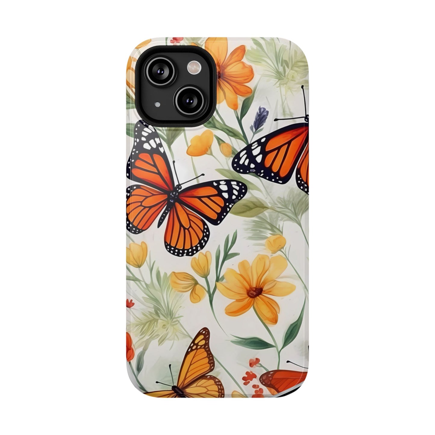 Monarch Butterfly Impact-Resistant Cases
