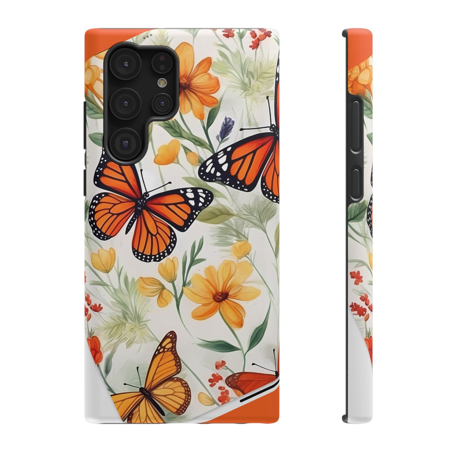 Monarch Butterfly Impact-Resistant Cases
