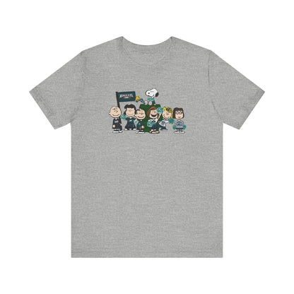 Fun Peanuts Gang Unisex Jersey Tee - Casual, Playful Apparel for Fans