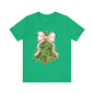 Christmas Tree Pink Unisex Jersey Short Sleeve Tee