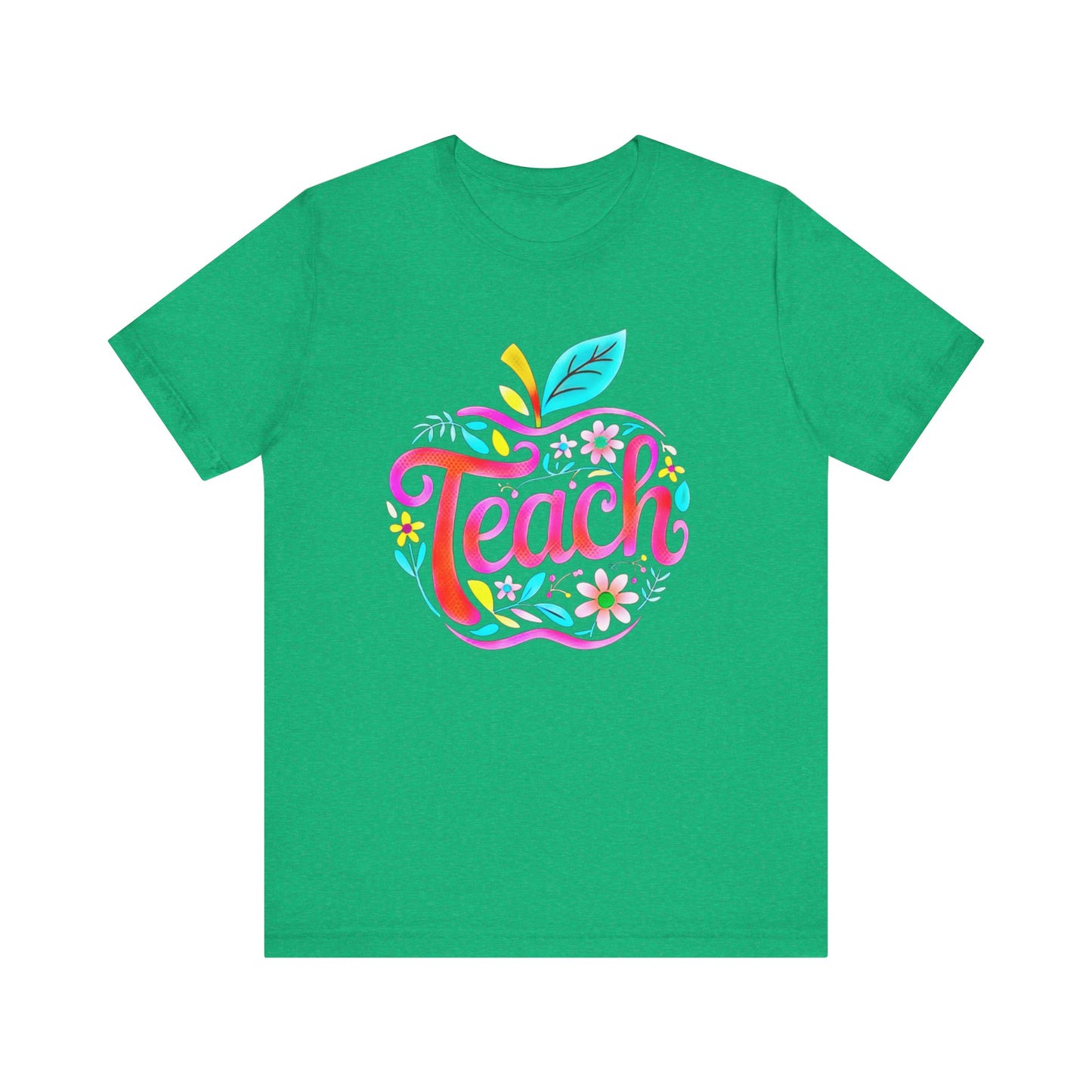 Colorful Teacher Appreciation Tee - Short Sleeve Unisex Jersey