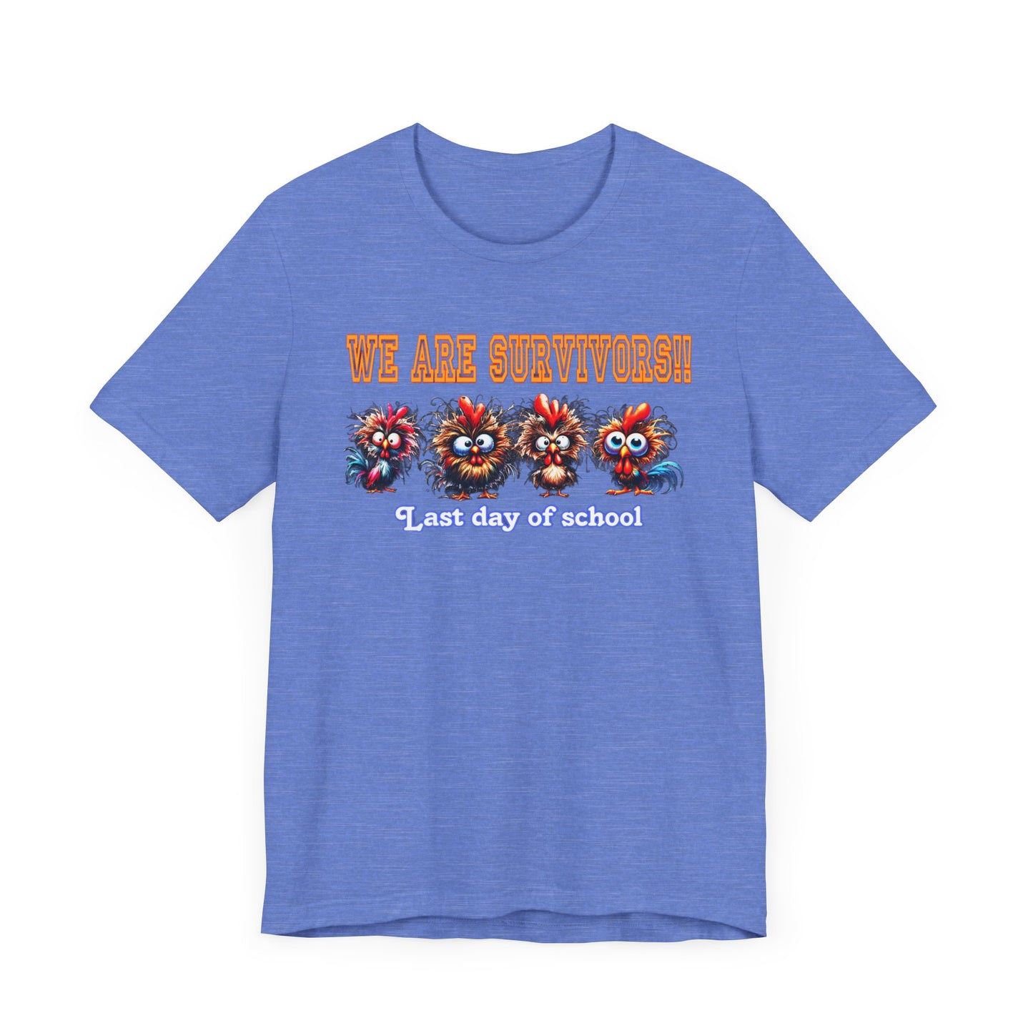 Last Day of School Survivors T-Shirt - Fun Unisex Jersey Tee for Kids & Teens