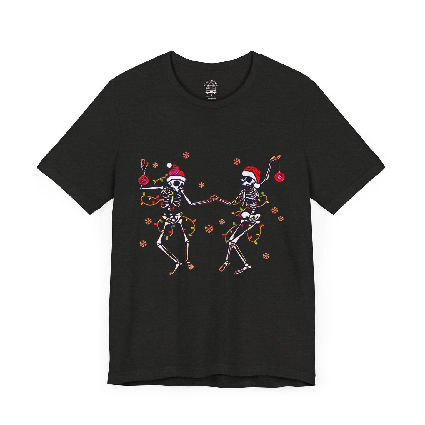 Festive Skeletons Unisex Softstyle T-Shirt