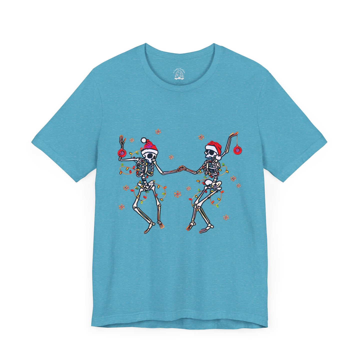 Festive Skeletons Unisex Softstyle T-Shirt