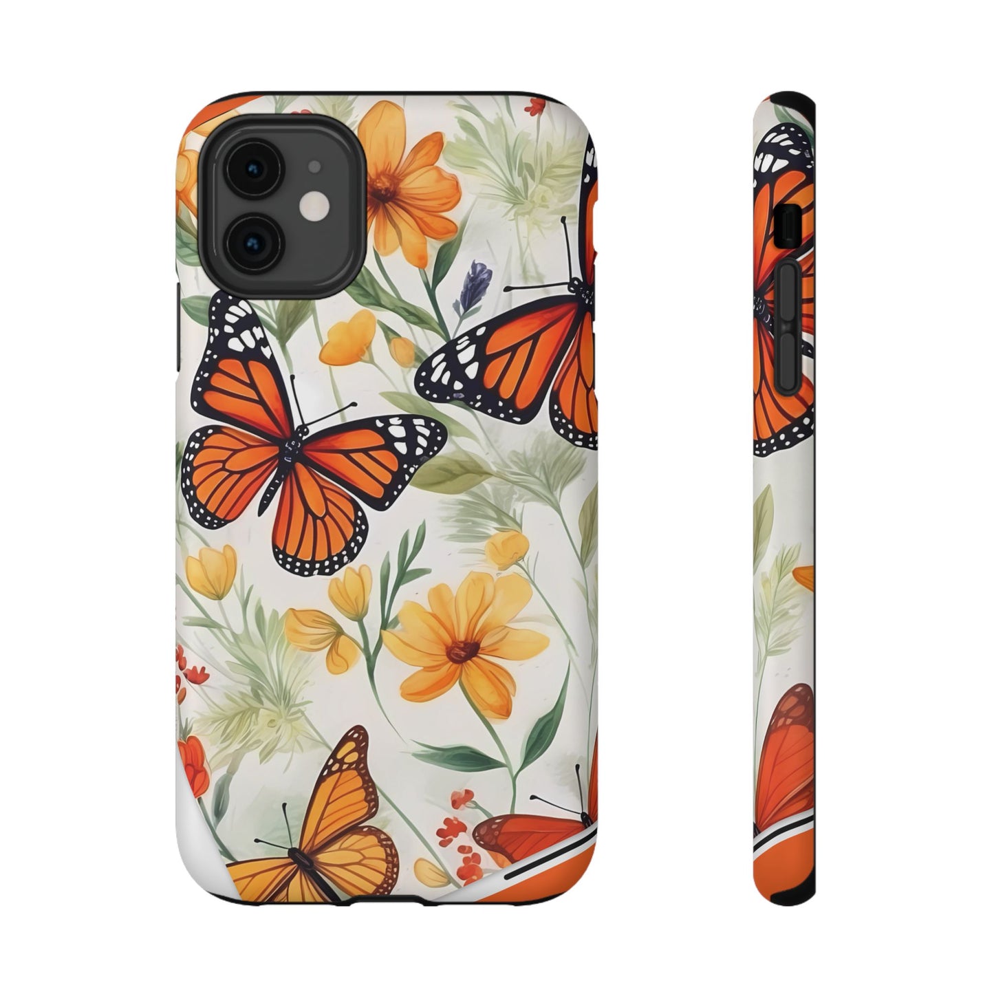 Monarch Butterfly Impact-Resistant Cases