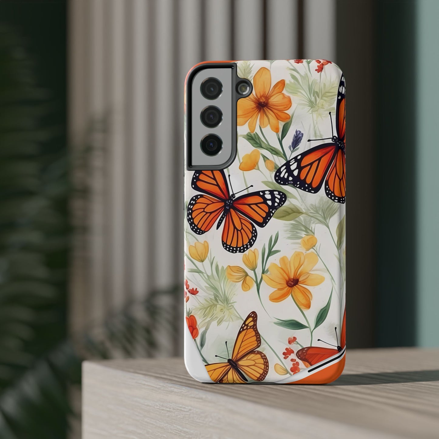 Monarch Butterfly Impact-Resistant Cases
