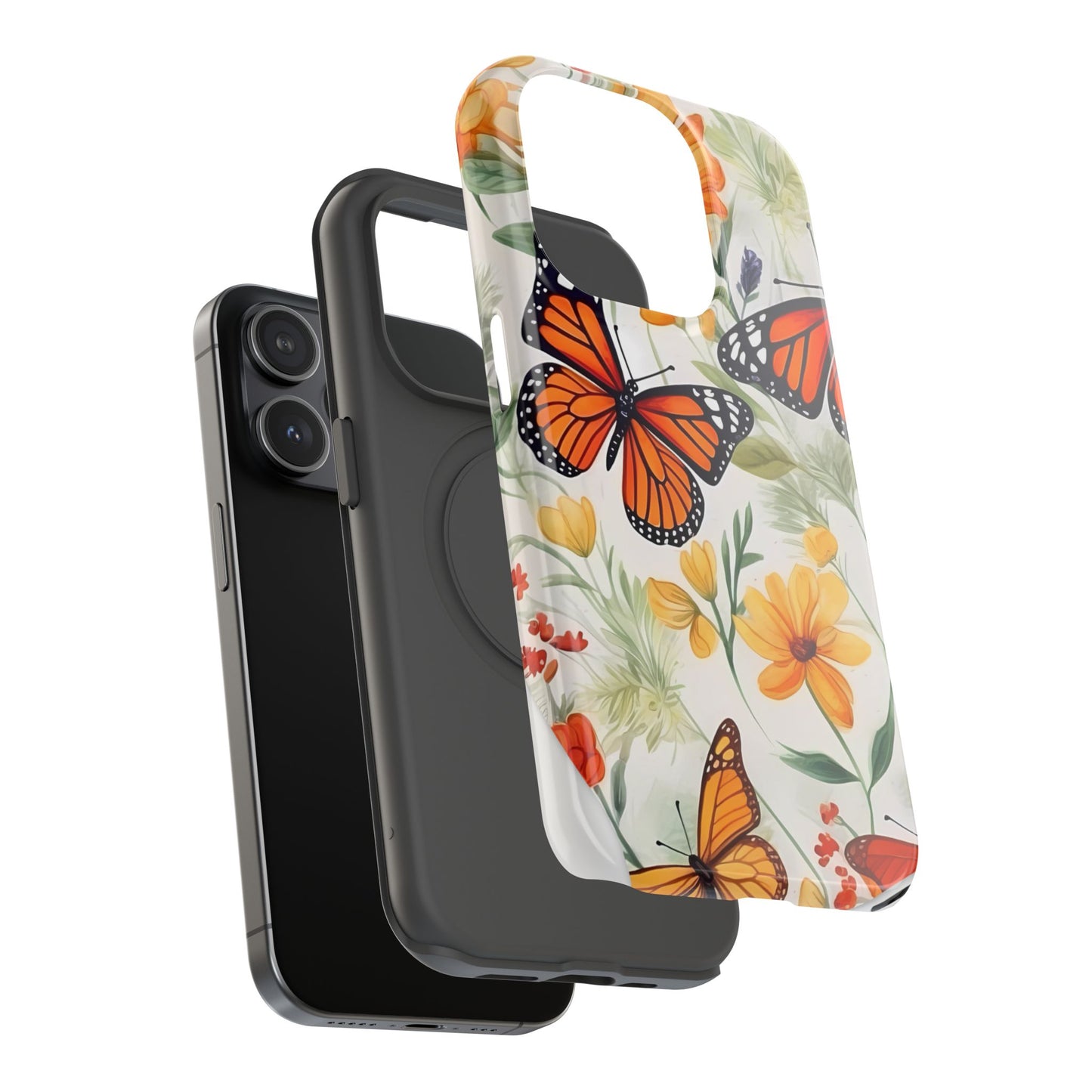 Monarch Butterfly Impact-Resistant Cases