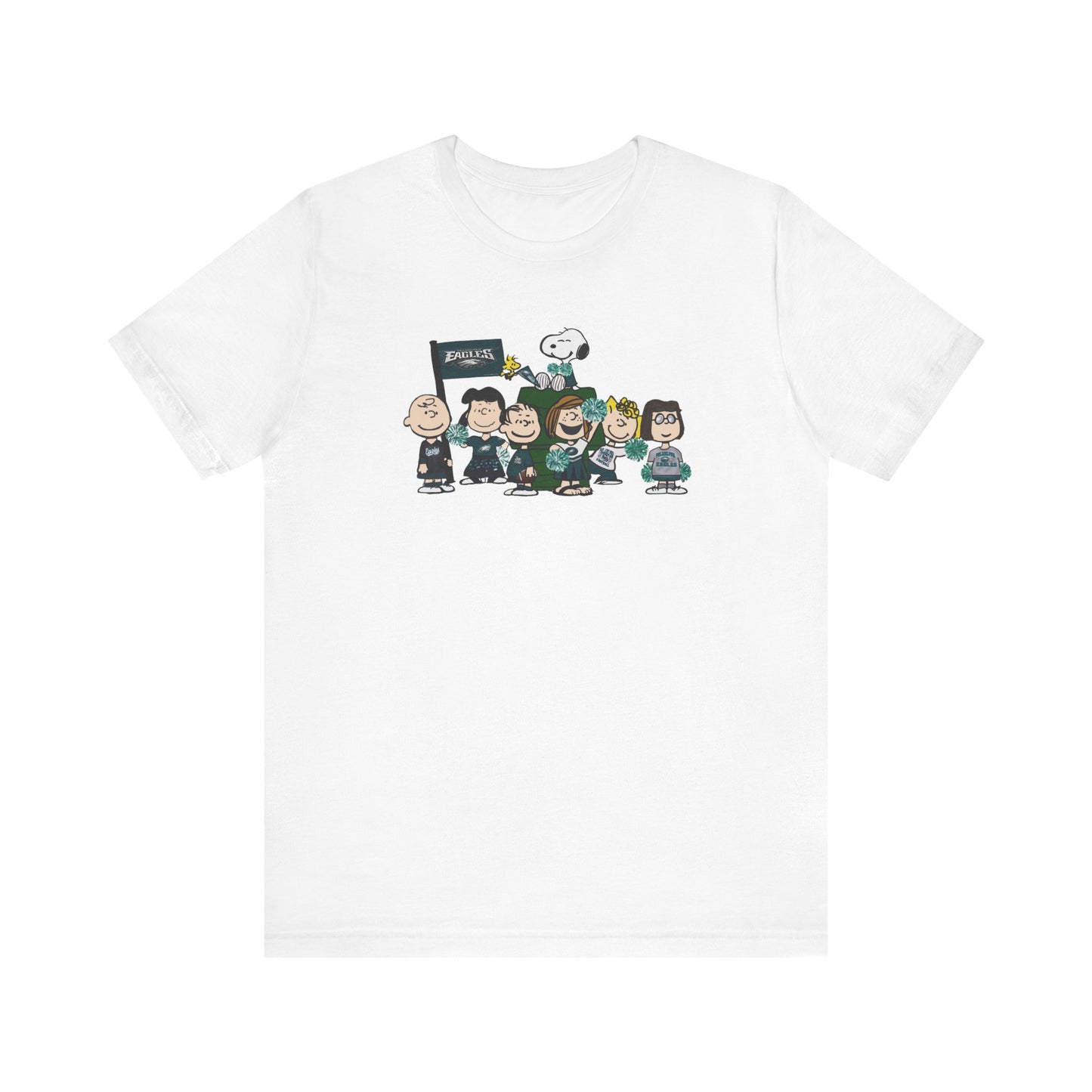 Fun Peanuts Gang Unisex Jersey Tee - Casual, Playful Apparel for Fans