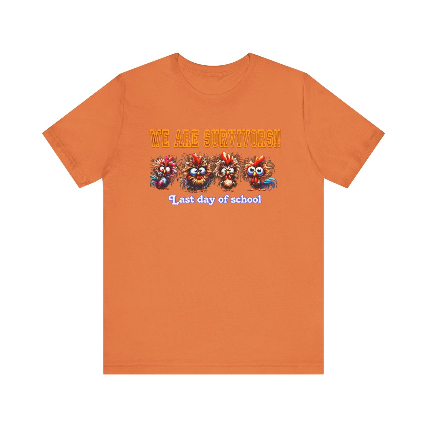 Last Day of School Survivors T-Shirt - Fun Unisex Jersey Tee for Kids & Teens