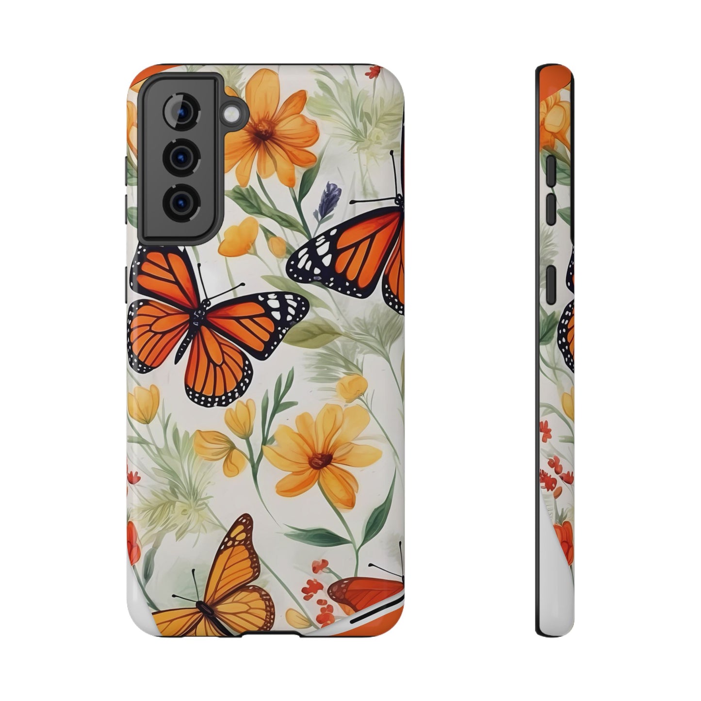 Monarch Butterfly Impact-Resistant Cases