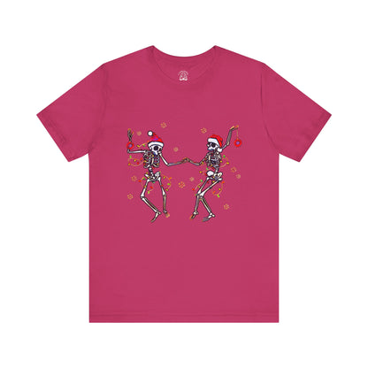 Festive Skeletons Unisex Softstyle T-Shirt