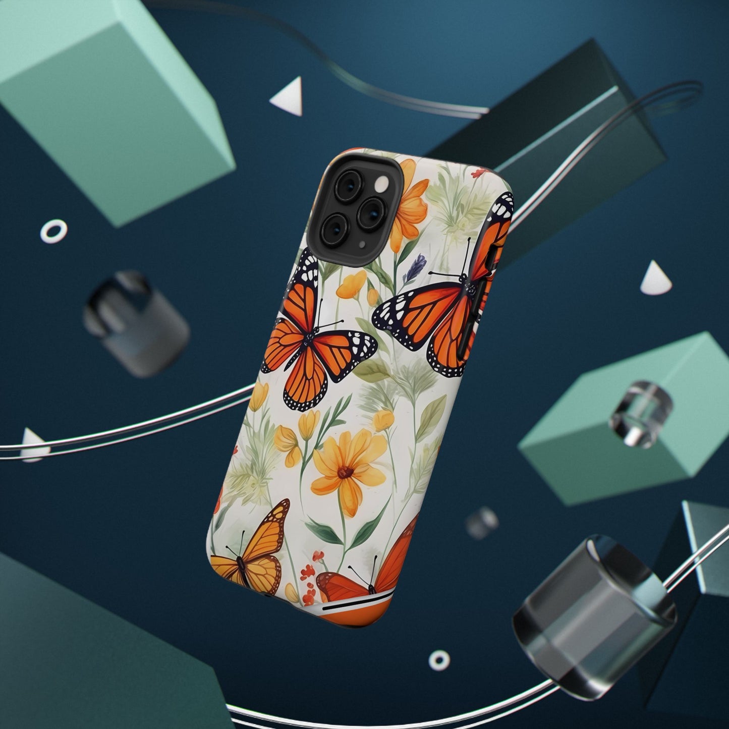 Monarch Butterfly Impact-Resistant Cases