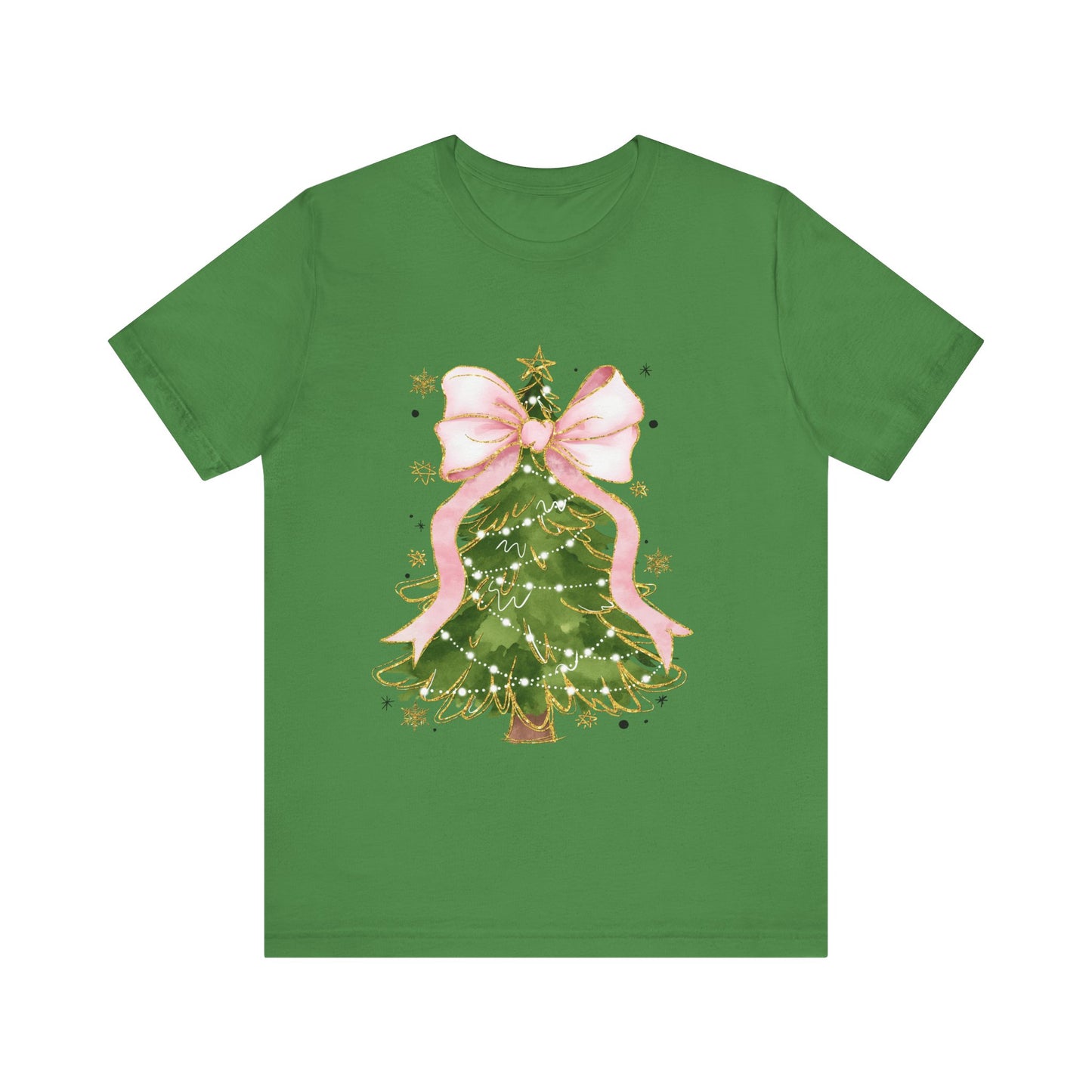 Christmas Tree Pink Unisex Jersey Short Sleeve Tee