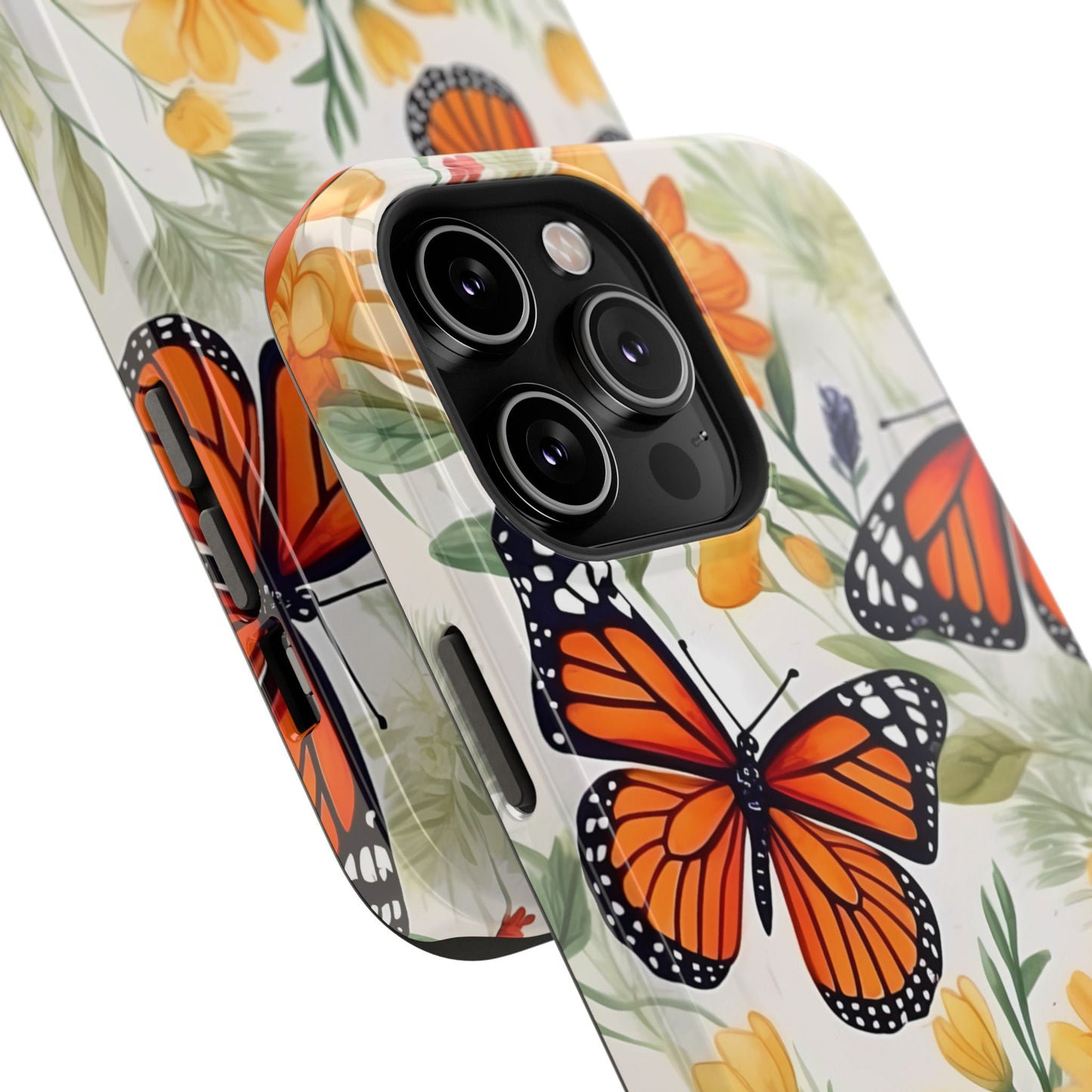 Monarch Butterfly Impact-Resistant Cases
