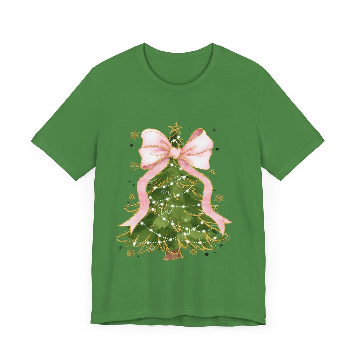 Christmas Tree Pink Unisex Jersey Short Sleeve Tee