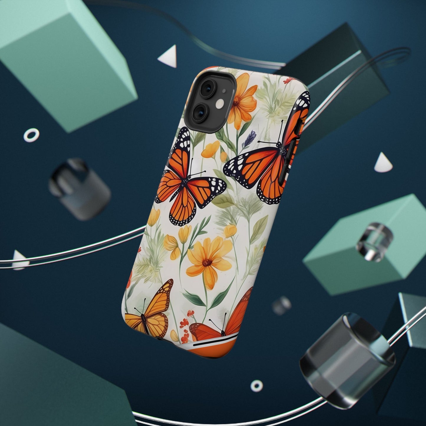 Monarch Butterfly Impact-Resistant Cases