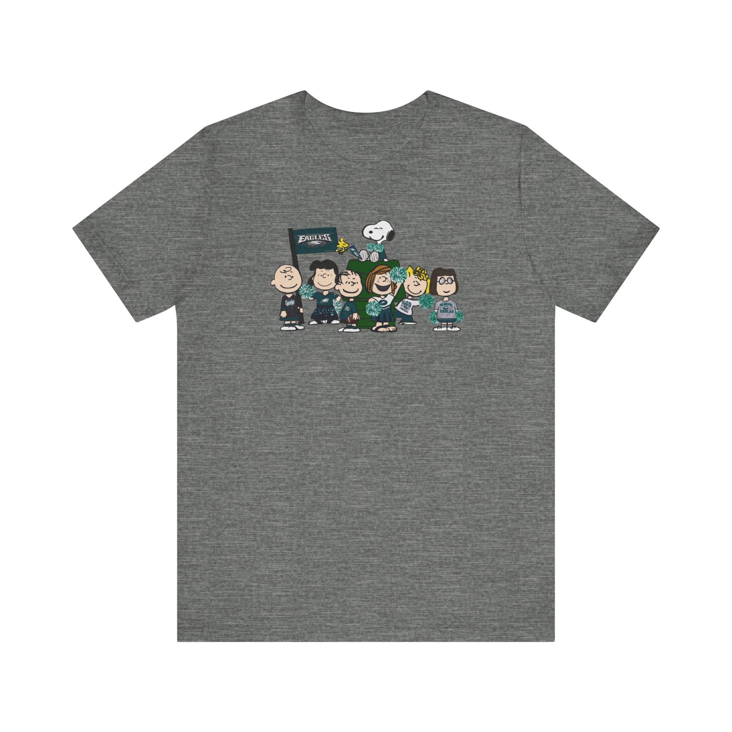 Fun Peanuts Gang Unisex Jersey Tee - Casual, Playful Apparel for Fans