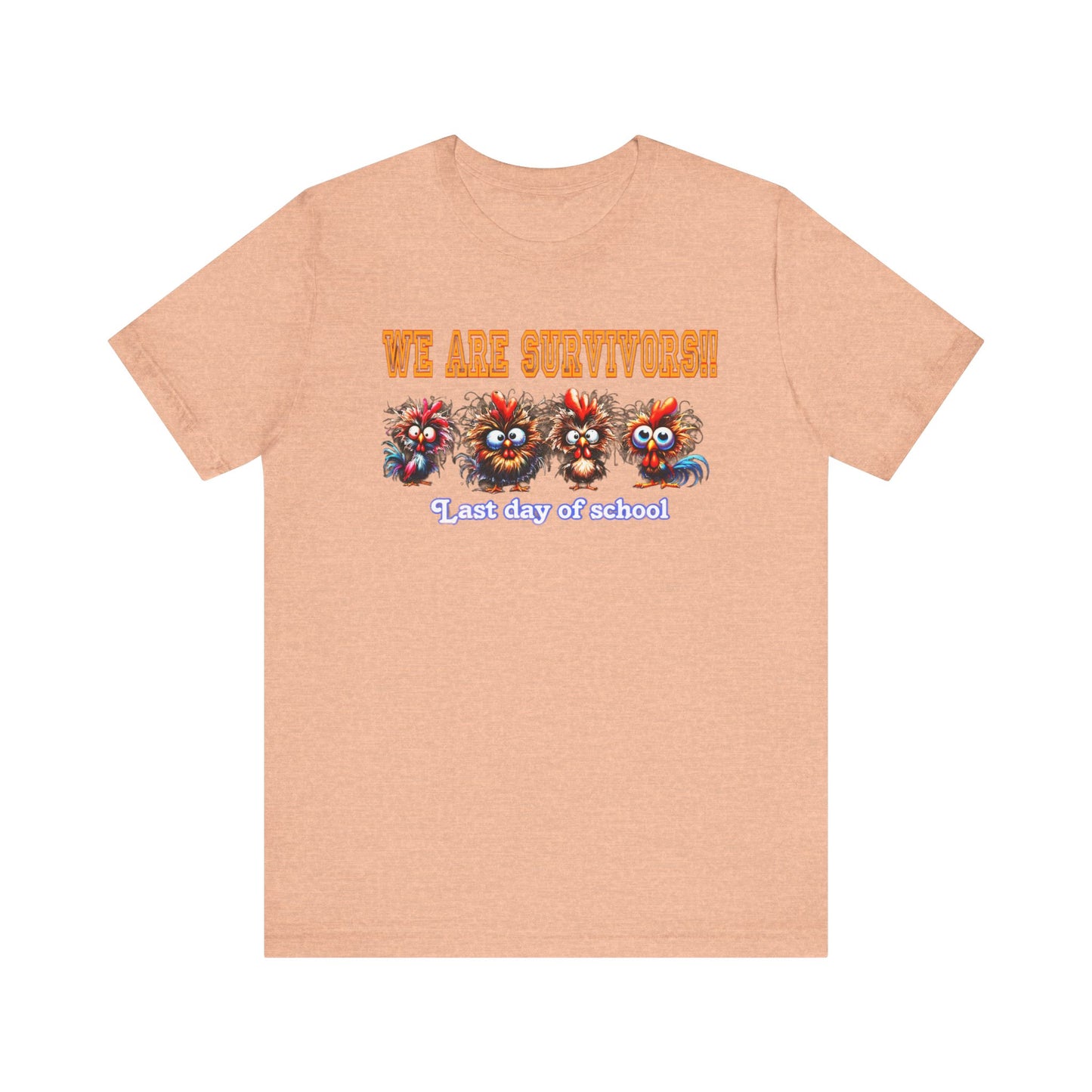 Last Day of School Survivors T-Shirt - Fun Unisex Jersey Tee for Kids & Teens