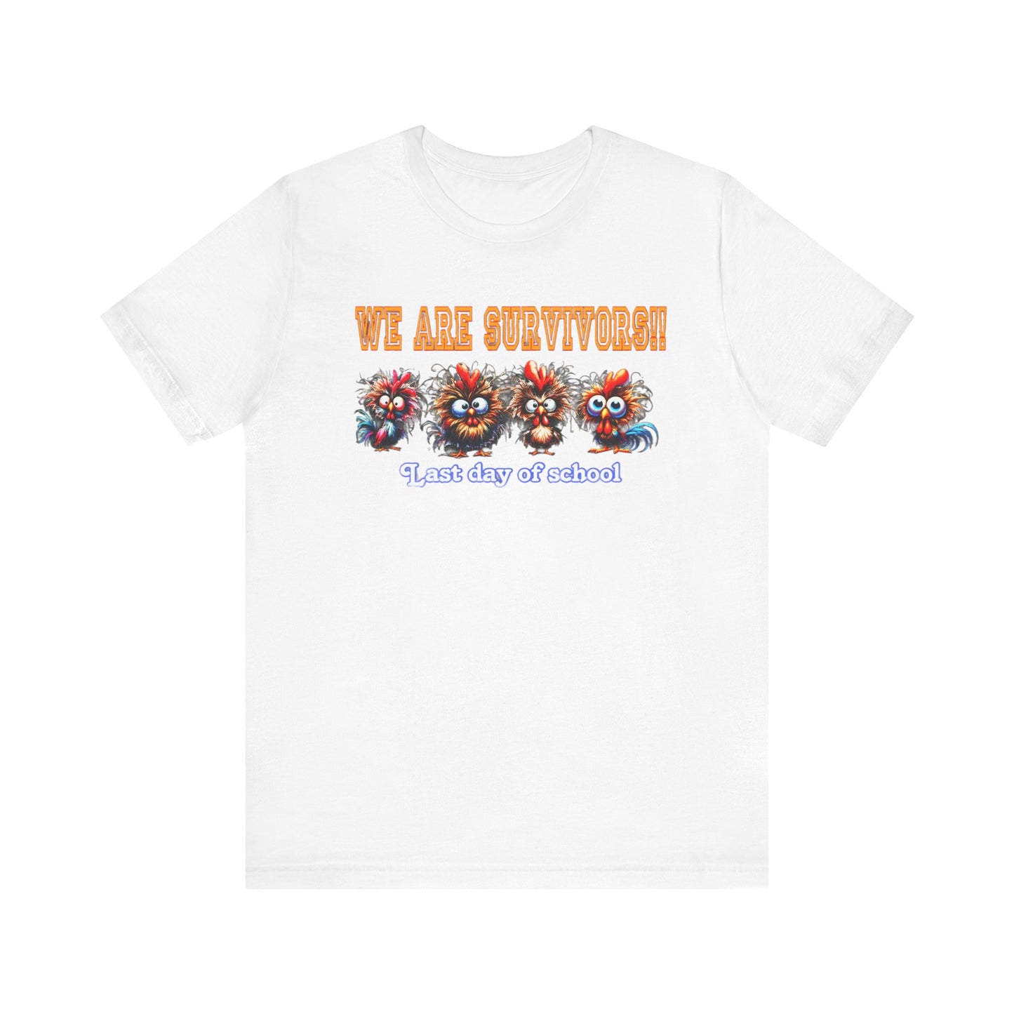 Last Day of School Survivors T-Shirt - Fun Unisex Jersey Tee for Kids & Teens