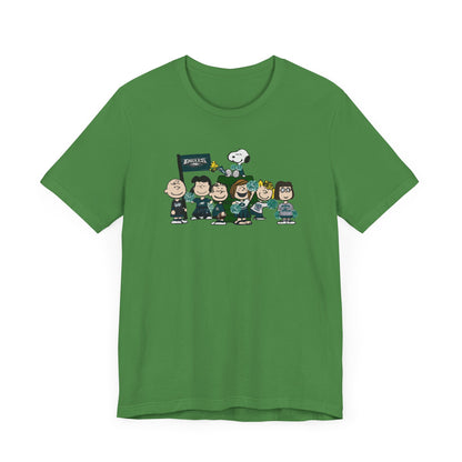 Fun Peanuts Gang Unisex Jersey Tee - Casual, Playful Apparel for Fans