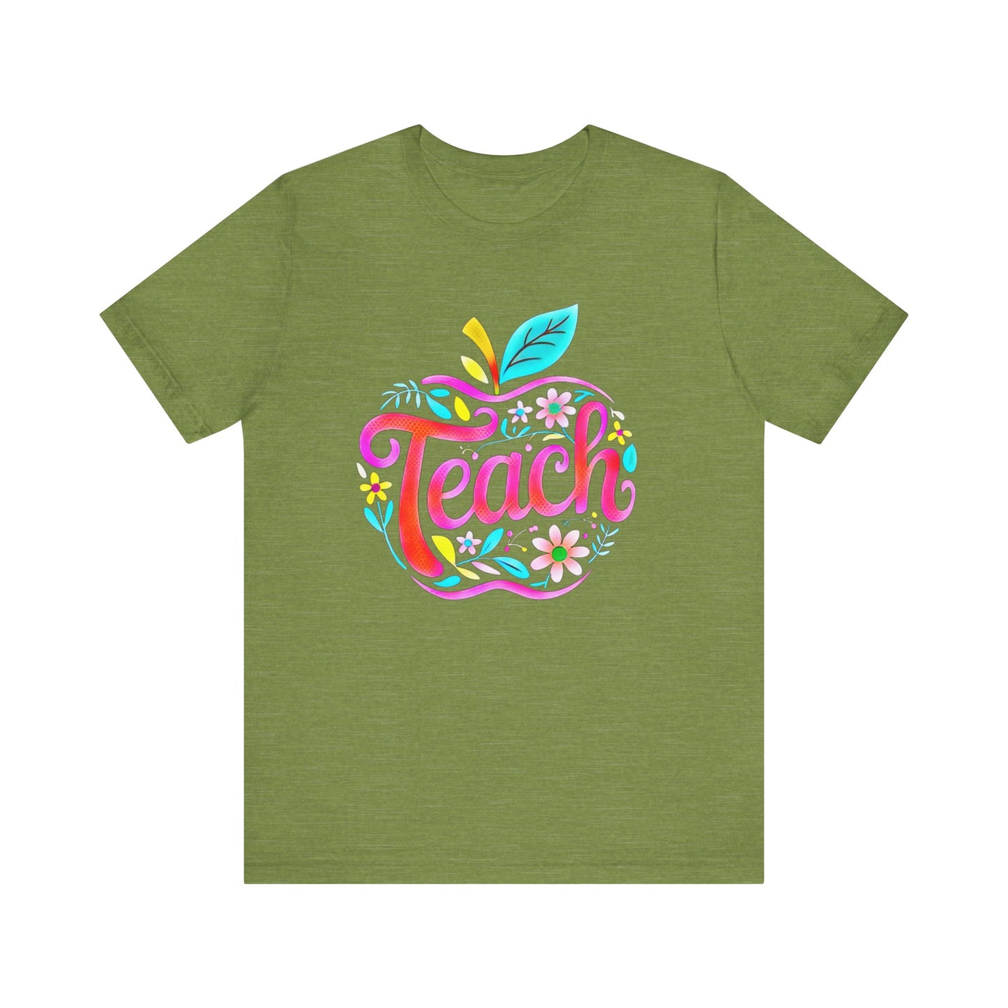 Colorful Teacher Appreciation Tee - Short Sleeve Unisex Jersey