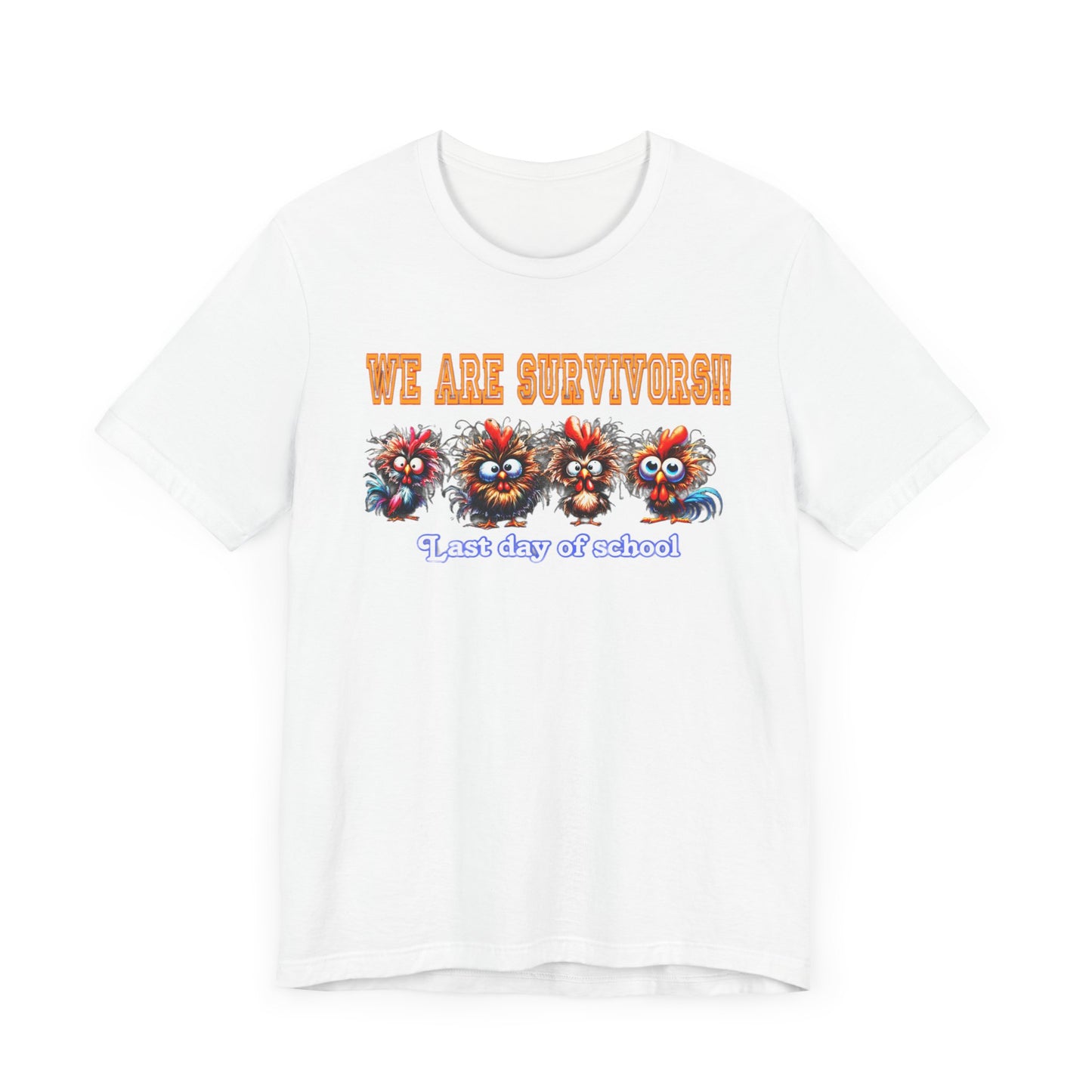 Last Day of School Survivors T-Shirt - Fun Unisex Jersey Tee for Kids & Teens