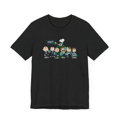 Fun Peanuts Gang Unisex Jersey Tee - Casual, Playful Apparel for Fans